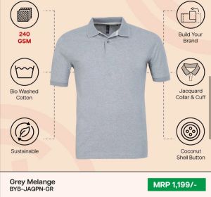 Cotton Promotional Polo T-Shirts Casual Regular
