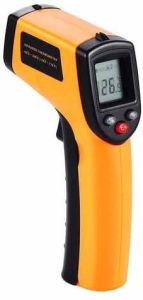 Plastic Digital IR Thermometer, Color : Yellow