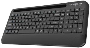 Amkette Optimus PRO Max Multi Device (4in1) Rechargeable Wireless Keyboard