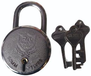 Mild Steel Safety Padlock, Color : Silver, Technics : Black Oxide