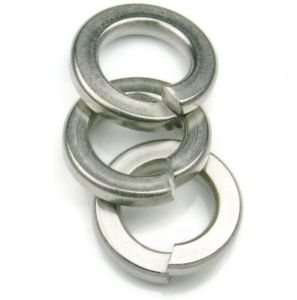 Mild Steel Spring Washer, Color : Silver