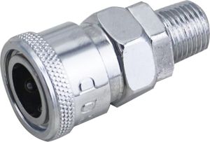 Stainless Steel Pneumatic Quick Coupler, Color : Silver