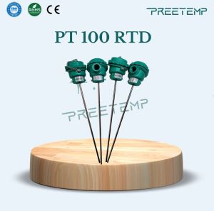 PREETEMP Stainless Steel Weather Proof Rtd Sensor For Industrial, Industrial