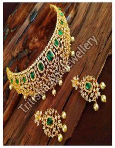 Gold Plated Bridal Necklace Set