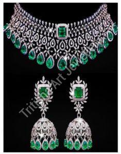 Kundan Stone Wedding Necklace Set