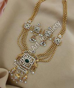 Premium Zircon Wedding Necklace Set