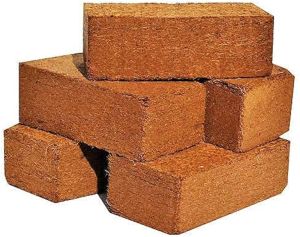 Coconut Coir Cocopeat Block, Color : Brown for Soil Amendment