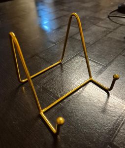 Iron Metal Ipad Stand, Color : Golden