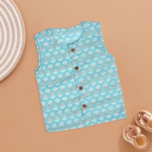 Baby Cool Aqua Blue Cotton Jabla