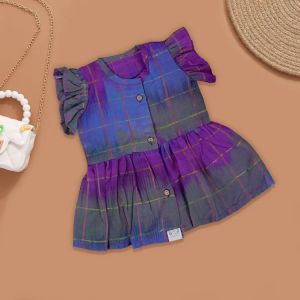 Baby Girl Multicolor Cotton Frock