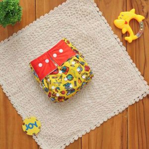 School Print Adjustable Reusable Cloth Diaper