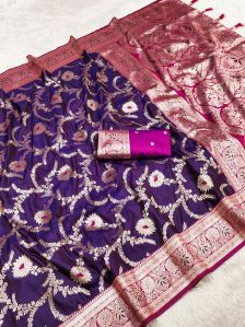 Ladies Designer Jacquard Silk Saree