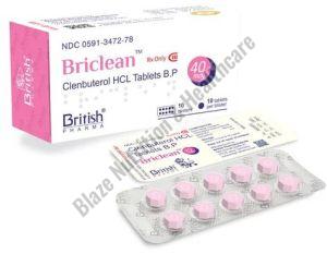 Briclean Clenbuterol 40mcg Tablets