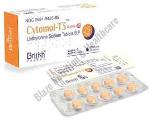 Liothyronine Sodium 25mcg Tablets