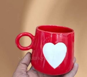 Satyaki Love Mug | RED | Set of 2