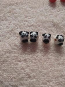 Dog Glass Beads