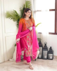 Chinon Silk Designer 3Pc Suit Set