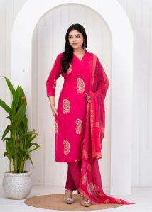 Comfort in Style Cotton 3pc Suit Set