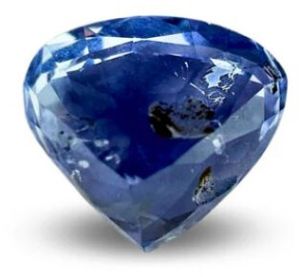 Heart-Shaped Blue Sapphire Carat 1.05 Gemstone