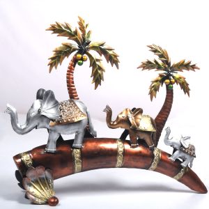 3 Elephant Table Decor