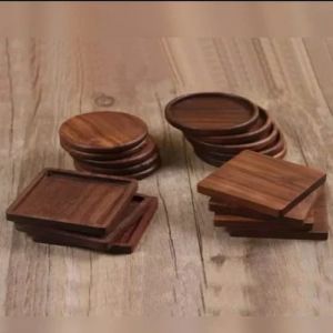 Brown Wooden Coasters