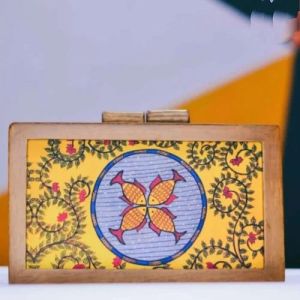 Handmade Wooden Clutch