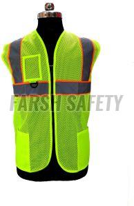 Dream Pocket FSPRO Customised Green Safety Jacket