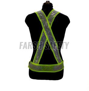 G1 FSPRO Green Safety Reflective Cross Belt