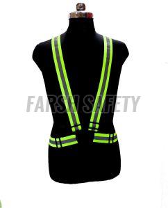 G2 FSPRO Green Safety Reflective Cross Belt