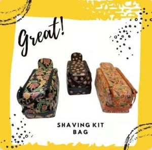 Handcrafted Shaving Kit Bag