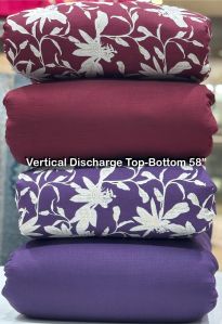 Vertical Discharge Printed Suit Fabric