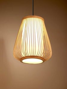 14 Diameter Bamboo Hanging Lamp