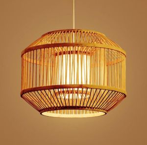 Bamboo Modern  Stick Lamp