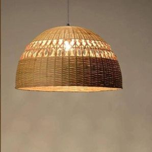 Handmade Brown Bamboo Lamp