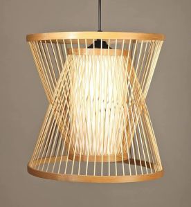 Lamp LED Bamboo Birdcage Stick Lamp