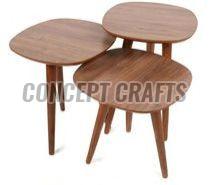 Wooden Stool Set