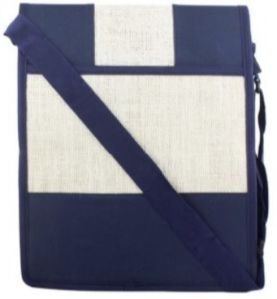 Blue Jute Laptop Bag