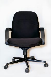 Black Mid Back Office Mesh Chair