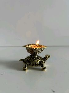 Brass Tortoise Diya Lanterns