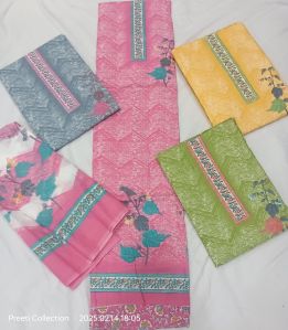 Angel 6 Printed Ladies Unstitched Suit