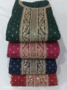 Zaveri Booti Unstitched Ladies Embroidered Suits