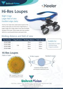 Keeler Hi-Resolution 3x Magnification  Loupe