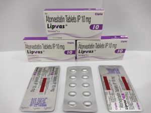 10 Mg Lipvas Atorvastatin Tablets