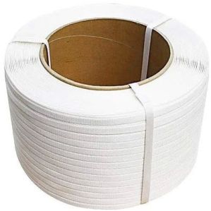 12 mm White Coated PP Box Strapping Roll