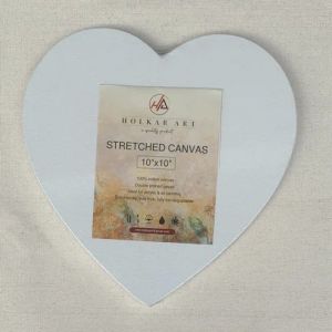 Heart Shaped Stretched Canvas