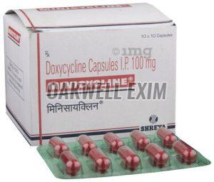 Minicycline 100mg Capsules