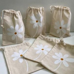 Printed Jute Potli Bags