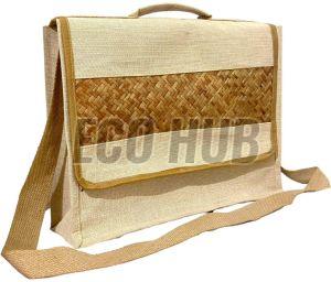 Brown Jute Conference Bag
