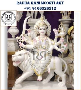 Durga Mata Marble Moorti