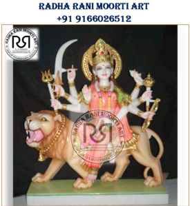 Marble Durga Moorti